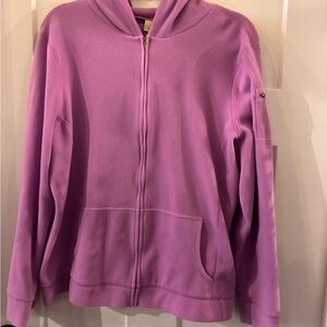 L.L. Bean Purple Fleece Zip Up
